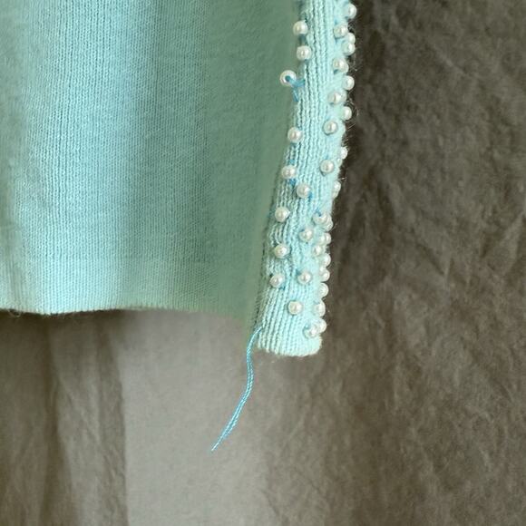 Vintage The Promise Sequin Beaded Cami Mermaid Clubwear Mermaid Rave Top Sz XS - Picture 9 of 15